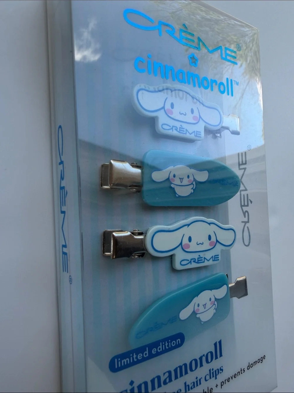 The Crème Shop x Cinnamoroll Hair Clips 4 Pack